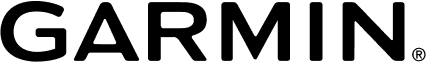 Logo de la marque Garmin - couleur noire