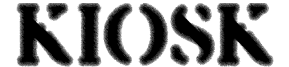 Logo de la marque Kiosk - couleur noire