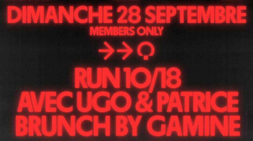 OPENING LAMARCK – RUN 10/18 - image principale
