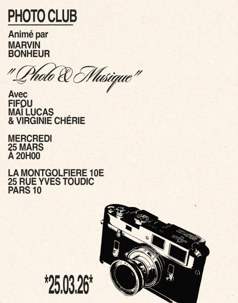 Frame 53 – PHOTOCLUB - PHOTO CLUB  – TALK 25/03 