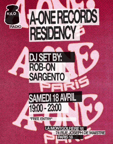 Frame 53 – Aone AVRIL - A-ONE RECORDS RESIDENCY – DJ SET 18/04 