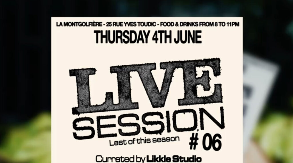 LIVE SESSION #06 – 04/06  - image principale
