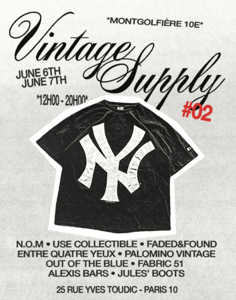 Frame 53 – vintage supply - « VINTAGE SUPPLY » MARKET – 06/06 au 07/06 